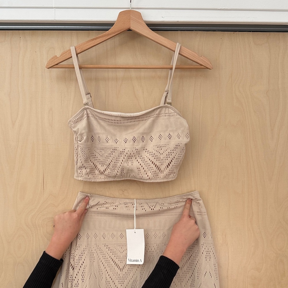 Vitamin A Harper bandeau and skirt set